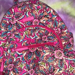 Vera Bradley mini backpack & wallet set!